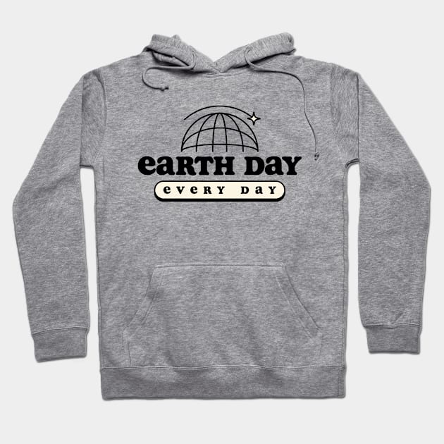 Earth day every day Hoodie by Nora Gazzar